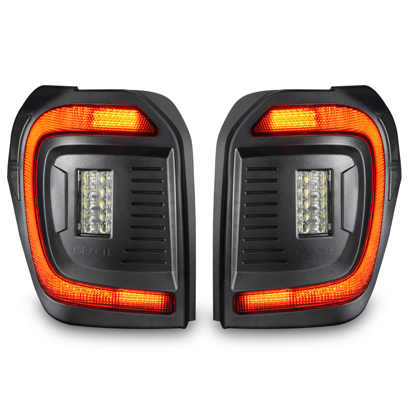 Toyota 4Runner LED Tail Lights - ORACLE Lighting - Black Series Lensless Flush Style - Black - `14-`23